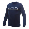 SENSOR MERINO ACTIVE PT MOUNTAINS pánské triko dl.rukáv deep blue S