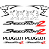 SAMOLEPKY NALEPKA PEUGEOT SPEEDFIGHT2 2 ORACAL 551