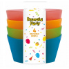 VIACFAREBNÉ OPAKOVANE POUŽITEĽNÉ MISKY 4 KS 13.5 CM