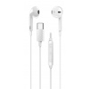 Genius HS-M365, slúchadlá s mikrofónom, biela, 2.0, špuntové, USB Type-C
