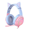 Herné slúchadlá ONIKUMA K9 Pink/Blue K9PB RGB 3.5mm