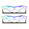 RAM TeamGroup T-Force Delta DIMM 32GB Dual-Kit DDR5-6000 CL30 - RGB White