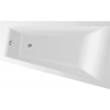 Aqualine Metuje rohová vaňa 160x100 cm pravostranné biela G2611