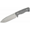 LionSteel T6 3V CVB taktický nôž 14,8 cm, Stonewash, čierna, Micarta monoblok, puzdro Kydex