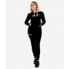 TUTA DONNA 105 PAILLETTES CON CAPP in FELPA súprava čierna-biela XL