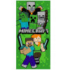 Osuška Minecraft zelená 70x140cm