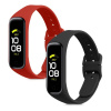 Silikónový remienok Samsung Galaxy Fit2 (SM-R220) – sada 2ks (čierna,červená)