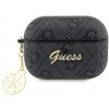 Puzdro na slúchadlá Guess 4G Script Charms PC/PU Puzdro pre Airpods Pro 2 Black (GUAP2G4GSMK)