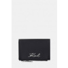 Dámska peňaženka Karl Lagerfeld kožená K/SIGNATURE B2W32013 čierna ONE SIZE