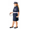 Dievčenský kostým - Super Policewoman Outfit, policajt 134/140 (Dievčenský kostým - Super Policewoman Outfit, policajt 134/140)