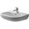 Duravit D-Code umývadlo 55x43 cm polokrúhly klasické umývadlo biela 23105500002