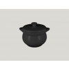 RAK Chef's Fusion misa na polievku s pokrievkou pr. 10,6 cm, čierna | RAK-CFST10BK