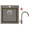 Sinks Drezy VIVA 455 Truffle + Vitalia GR