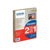 Epson Premium Glossy Photo Paper, foto papier, promo 1+1 typ lesklý, biely, A4, 255 g/m2, 30 ks, C13S042169, atramentový