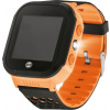 Forever Chytré hodinky Find Me KW-200 v černé a oranžové barvě (GSM036546)
