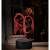 Beling, 3D lampa s fotkou, 16 farebná, VF16