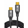 Kábel PAWONIK USB typ C - USB typ C 2 m čierny