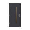 Vchodové dvere Silves drevené 110x210 cm L antracit