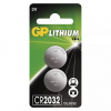 baterie GP 3 CR2032 2-pack blistr