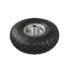GEKO Gumové kolo do vozíku, 280x85 mm - Nafukovacie koleso s ložiskami, otvor 20 mm, priemer 28 cm, šírka 8,5 cm, sivé