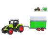 Mikro trading Traktor s přepravníkem pro koně 36 cm na setrvačník