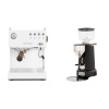 Ascaso Steel UNO PID, White&Wood + ECM V-Titan 64, anthracite