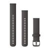 Garmin Quick Release 18 mm, silikonový grafitový, přezka Slate 010-12932-0E