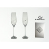 Poháre na sekt Fairy Tale SW 210 ml 2 ks + pieskovanie (BBohemian crystal + svadobné gravírovanie)