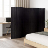 vidaXL Paraván čierny 165x400 cm bambus - Čierna - 139331-85765