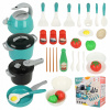 Kuchynská súprava riadu na hranie pre deti hrnce kanvica panvica 33ks