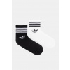 Detské ponožky adidas Originals 3-pak biela farba, JZ7496 31/33