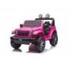 Detské elektrické autíčko Baby Mix Jeep Wrangler Rubicon ružové Ružová