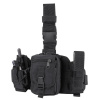 CONDOR OUTDOOR Panel stehenný MOLLE s puzdrami ČIERNY