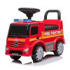 Detské odrážadlo so zvukom Mercedes Baby Mix POŽIARNICI červené - Červená