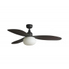 FARO Barcelona | FARO 34301-11L - Stropný ventilátor PALMA 1xE27/15W/230V hnedý pr. 129 cm IP44 + diaľkové ovládanie | FA34301-11LA