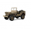 IQ models Vojenské RC auto Jeep WILLYS 1/10 hnedý