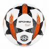 Spokey GOAL Futbalová lopta veľ. 5, biela s oranžovým vzorom