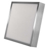EMOS SK s.r.o. Lighting LED prisadené svietidlo, štvorec, strieborné, 21W, CCT - ZM6243