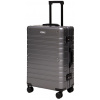 ROWEX Stredný univerzálny cestovný kufor s TSA zámkom, aluvision sivý 4319/SED