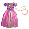 Kostým pre dievča - Princess Costume TCN 98 (Rapunzel šaty Braid kostým 98 princezná)