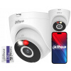 Vnútorná IP kamera, vonkajšia Dahua IP kamera WiFi T4A-PV + MicroSD 128GB