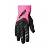 Rukavice Thor Spectrum flo pink/black 2022 dámske
