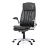 Nábytek PEGAS s.r.o. Kancelářské křeslo, houpací mechanismus, šedá ekokůže, KA-F1218 GREY