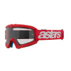 okuliare VISION YOUTH BLAZE, ALPINESTARS, detské (červená, číre plexi) 2025