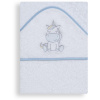 Osuška froté jednorožec - bílo-modrá