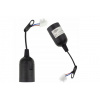 ECOLIGHT Stavebný a renovačný držiak lampy na žiarovku E27 na kábli 2x0,75