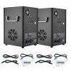 SucceBuy Pyrotechnický stroj 2KS Ovládač 700W s reguláciou 2-5M