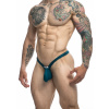 Pánská tanga Bulge Thong petrol XL
