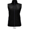 SOL'S | Race BW Women, Dámska 2-vrst. softshell. vesta, čierna, XL