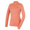 Dámska merino mikina Husky Aron zips L light orange, XXL